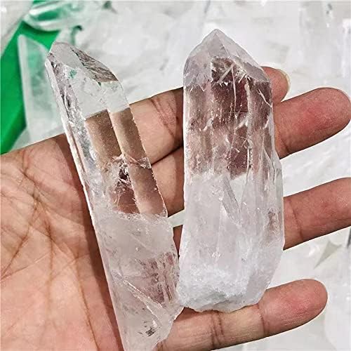 3pc Healing Natural Stone White Clear Crystal Quartz Raw Quartz Wand 60mm-70mm