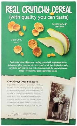 NATURES PATH CEREAL FLK CORN BOX ORG 10.6OZ