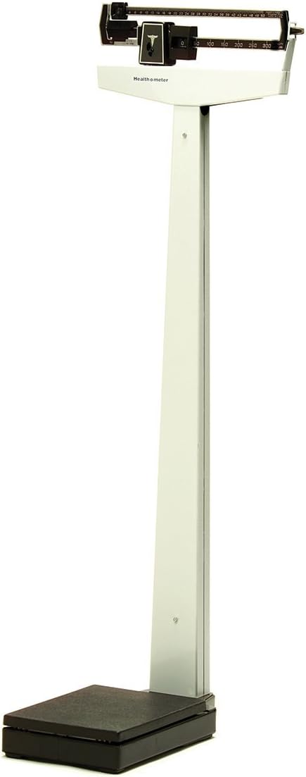 Health o meter Professional 400KL Mechanical Beam Medical Scale Physician Balance, Alloy Steel, White