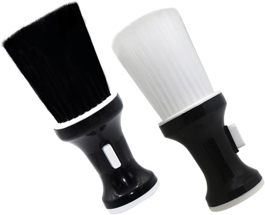 Professional Barber Tools Haircut Brush Duster Neck Duster Brush for Barber Powder White