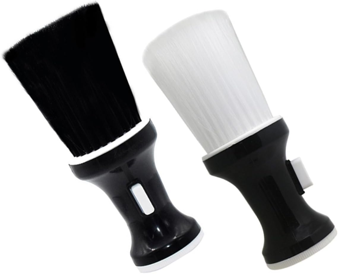 Professional Barber Tools Haircut Brush Duster Neck Duster Brush for Barber Powder White