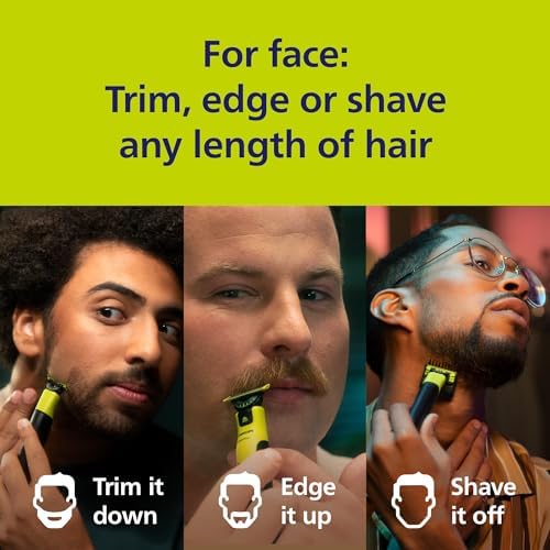 Philips Norelco OneBlade 360 Blades, Genuine Replacement Blades for OneBlade Electric Shaver and Trimmer, Durable Stainless Steel, 5 Pack, QP450/80