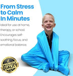 Sensory Body Sock for Kids – Blue Compression Sack for Focus, Calm, Movement & Play – Stretchy Suit for Autism & ADHD