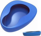 Firm Thick Bed Pan for Bedridden Patient Heavy Duty PP Bed Pans Stable PP Bedpans for Women & Men Hospital Home Bedpan Emergency Device Smooth for Females Male Bedridden Elderly Patient