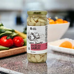Lara's Pickled Garlic in Jar (2 Pack, 16 fl oz each) - Crunchy, Mild Treat - Ready-to-Use Garlic Cloves for Gourmet Snacking and Culinary Adventures