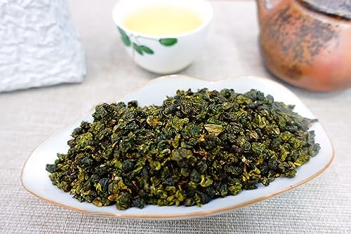 Xin Qing Taiwan High Altitude Jasmine Green Tea High Mountain Jasmine Green Tea Taiwan Tea Natural floral and tea aroma without bitterness 150g/5.29oz