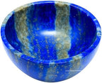 Lapis Lazuli Crystal Bowl - 2 Inch Decorative Bowls for Room and Home Decor - Gemstone Healing Crystals for Elegant Display, Positive Energy Balance and Gift