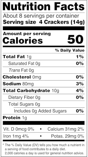 Carr's Table Water Crackers, Baked Snack Crackers, Party Snacks, 4 Flavor Variety Pack (4 Boxes)