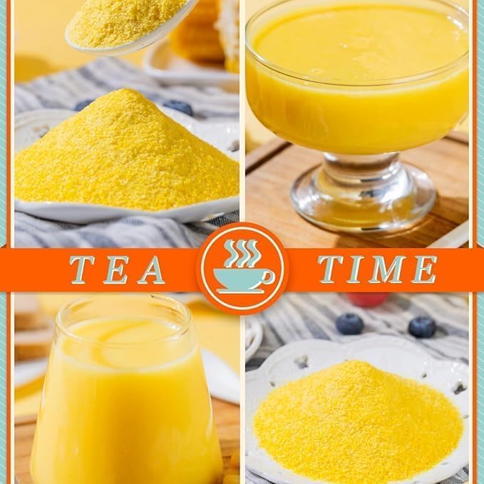 Corn Soup Powder Chinese Can，chinese food，Yam and Pueraria Corn Powder，Ready-To-Eat Breakfast Porridge, 21Oz, 600g