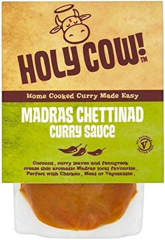 Holy Cow Madras Chettinad Curry Sauce (250g) - Pack of 2
