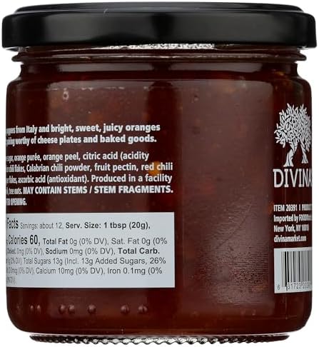 DIVINA Calabrian Chili Orange Spread, 9 oz