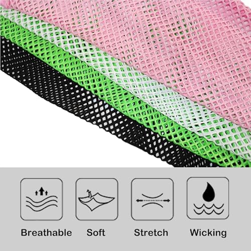 QiaTi Men's Fishnet Pants Mesh See Through Muscle Leggings Stretchy Drawstring Long Pants