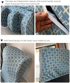 Massage Chair Cover Full Body Chair Dust Cover Recliner Protector Slipcovers for Vintage Shiatsu Massage Chair Washable Sweat-Resistant Stretch Fabric Sofa Covers,Black