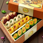 Ghasitaram Gifts Indian Sweets - Sugarfree Assorted Mithai Box 200 GMS