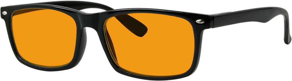 Eyekepper Multipack Orange tinted Blue Light Blocking Reading Glasses for Women Men Readers Computer Eyeglasses