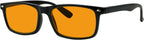 Eyekepper Multipack Orange tinted Blue Light Blocking Reading Glasses for Women Men Readers Computer Eyeglasses