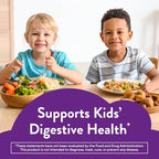L’il Critters Probiotic Daily Gummy Supplement for Kids, for Digestive Health Support, Grape, Cherry and Orange Flavors, 60 Gummies