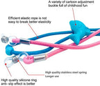 ACKLLR 12 Pieces Kids Eye Glasses Strap,with 12 Pair Silicone Ear Grip Holder,Adjustable Anti-slip Eyeglass Retainer Hooks for Sports Sunglasses Boys Girls