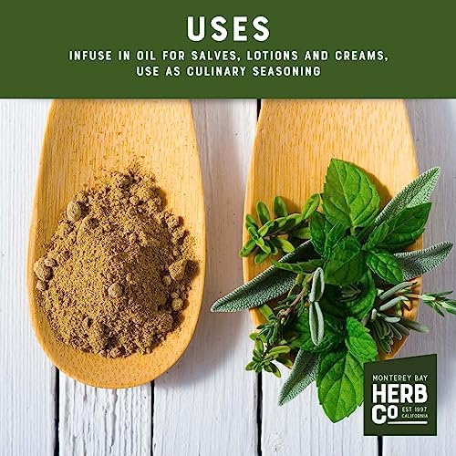 Thyme Powder, by Herb Co, Thymus Vulgaris, from Morocco, Kosher, for Cooking, Mouthwash and Skin Care Formulations, 1 lb