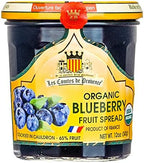 Blueberry Jam Spread USDA Organic Preserve – 12 OZ / 340 G – Made in France Traditional Jam Non GMO Gluten Free