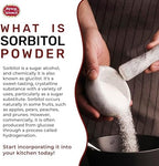 Sorbitol Powder 12oz Bag (340g) - Pure Ingredient, Low Calorie Sweetener, Food Grade, Sugar Substitute, Thickening Agent - Packaged in USA by Spicy World
