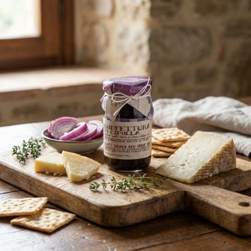 ARTIGIANI DEI SAPORI - Calabrian Sweet Tropea Caramelized Onion Jam, 6.3 oz, Product of Italy