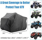 ATV Covers Waterproof 4 Wheeler Covers Quad Covers Used for Polaris Yamaha Suzuki Honda Kawasaki Kart
