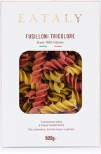 Eataly Italian Tricolore Fusilloni Pasta Noodles - 500g (17 oz.) Box -Authentic Durum Semolina Wheat - Made in Italy- Dried Pasta for Gourmet Dining, 1 Pack