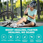 Hydrocolloid Roll for Wound Care, Hydrocolloid Bandages with Self-Adhesive, Cut-to-Size Patch Bandages, Ultra Absorbent, Waterproof, First Aid Kit Essential (2IN*4.8FT)