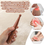 Sandalwood Acupoint Massage Pen, 1Pcs Wooden Acupressure Stick Reflexology Tool for Deep Tissue, Meridian Massage Tool for Body, Hand and Foot