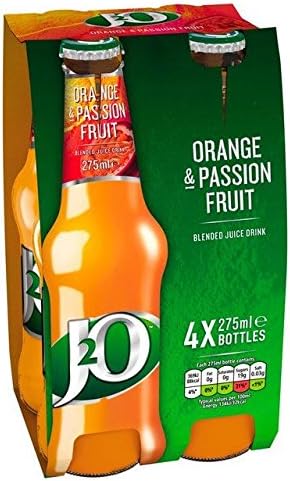 J2O Orange & Passion Fruit - 4 x 275ml (33.81fl oz)