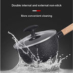Cooking Pots and Pans Set Porridge Soup Ramen Milk Pot Non Stick Korean Breakfast Cookware Japanese Kitchen Utensils