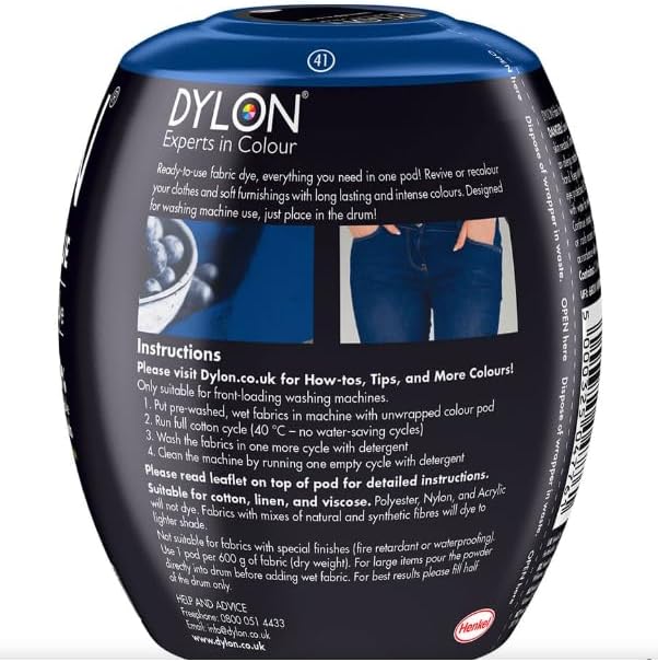 Dylon Machine Dye Pod Jeans Blue, 350G