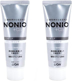 Japanese Nonio Plus Brightening Toothpaste Fresh White Mint 130g (Pack of 2)