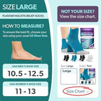 BraceAbility Plantar Fasciitis Socks - Ankle Compression Socks for Foot Pain Relief, Heel Spurs, Achilles Tendonitis, Full-Toe Arch Support Sleeve Socks for Women and Men (1 Pair - L Teal)