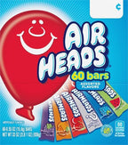 AIRHEADS BARS VARIETY PACK, PARTY, 60 COUNT