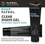 Bump Patrol Cool Shave Gel - Sensitive Clear Shaving Gel With Menthol Prevents Razor Burn, Bumps, Ingrown Hair - 4 Ounces