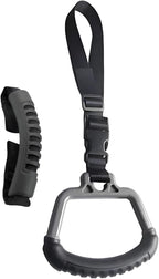 2-in-1 Car Assist Handle Kit | Mobility Aids for Getting Out of Car，Adjustable Overhead & Backseat Assist Bar with Soft Rubber Grip for Added Support Entering and Exiting Vehicle(2, Black)