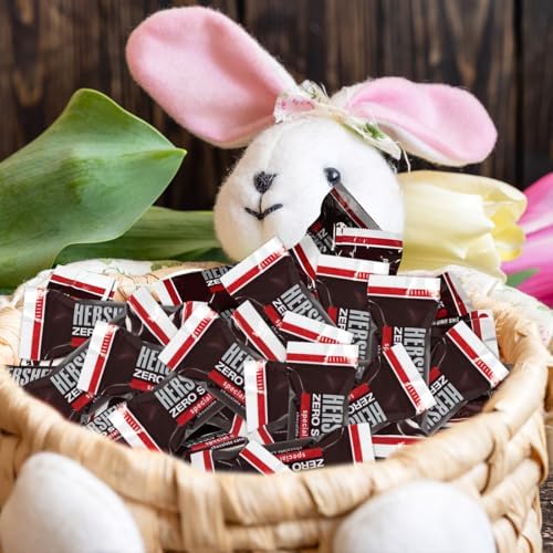 Zero Sugar Special Dark Chocolate Candy Bulk Pack - Individually Wrapped Sugar Free Chocolate Candy Bar Snack Size for Office Cravings, On the Go Snacking and Party Favors, 2lb