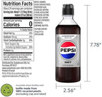 SodaStream Diet Pepsi, MTN Dew, Energy, Dr. Pete New Pour Bottle, Variety Pack 440ml (Pack of 4)
