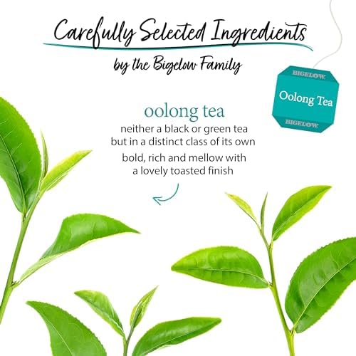 Bigelow Tea Oolong Tea, Caffeinated Tea with Fresh, Smooth Taste, 20 Count Box (Pack of 6), 120 Total Tea Bags