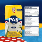 P.A.N. White Corn Meal – Pre-cooked Gluten Free and Kosher Flour for Arepas (5 lb/Pack of 1)
