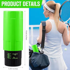 Soulchen Tennis Ball Pressurizer - Tennis Ball Storage Canister Holds 3 Balls Under 14 Psi Pressure, Reusable Stuff for Bounce Retention, Lightweight & Durable