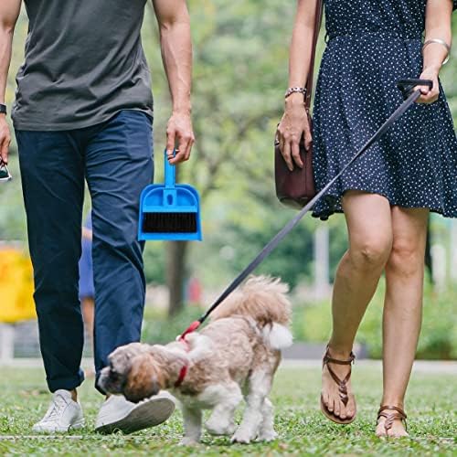 Small Broom and Dustpan Set Mini Dustpan and Brush Set Childrens Cleaning Set for Table Desktop Counter Drawer Keyboard Office Home Car Cleaning Small Animals