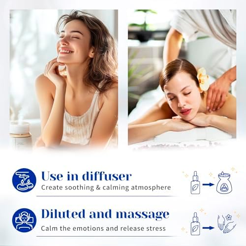 HIQILI Bergamot Essential Oil for Diffuser, Skin, Hair, DIY, 100% Pure & Natural - 3.38 Fl Oz (100 mL)