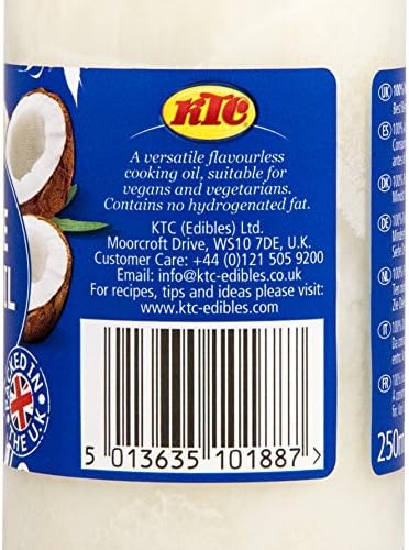 KTC Pure Coconut Oil 250 ml (Pack of 6)