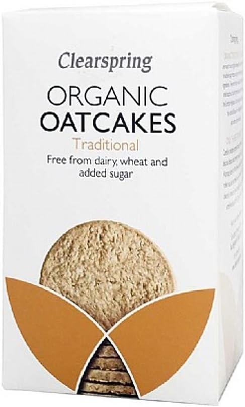 Clearspring Organic Traditional Oatcakes 200g - Pack of 6