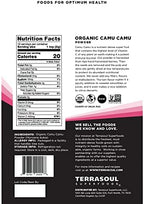 Terrasoul Superfoods Organic Camu Camu Powder, 3.5 Oz, Amazonian Superfruit for Immune Support, Smoothie Boost, and Vitamin C Antioxidant-Rich Recipes