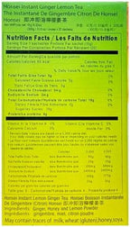 Honsei Instant Ginger Honey and Ginger Lemon Tea Set, 20 Sachets Each Flavor Total 40 Sachets (Ginger Lemon - 2 Pack)