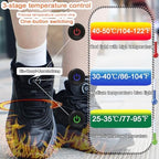 Heated Shoes for Men Rechargeable, Heating Sneakers for Women, 4000mAh Electric Self Heating Shoes Up to 20 H, Camping Foot Warmers for Outdoors Work Fishing Hunting Skiing Cycling